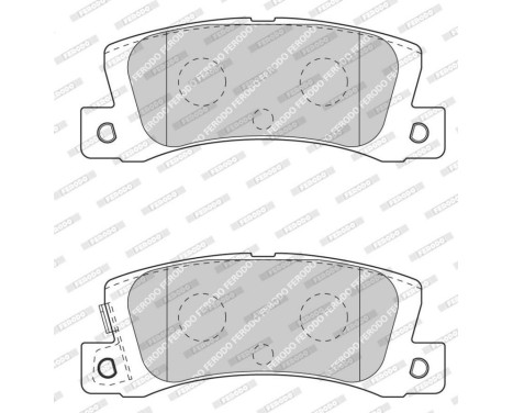 Brake Pad Set, disc brake PREMIER ECO FRICTION FDB4274 Ferodo, Image 4