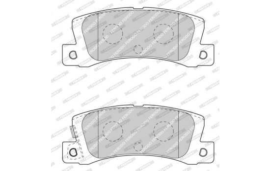 Brake Pad Set, disc brake PREMIER ECO FRICTION FDB4274 Ferodo, Image 4