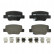 Brake Pad Set, disc brake PREMIER ECO FRICTION FDB4275 Ferodo