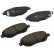 Brake Pad Set, disc brake PREMIER ECO FRICTION FDB4276 Ferodo