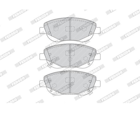 Brake Pad Set, disc brake PREMIER ECO FRICTION FDB4276 Ferodo, Image 3