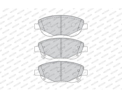 Brake Pad Set, disc brake PREMIER ECO FRICTION FDB4276 Ferodo, Image 3
