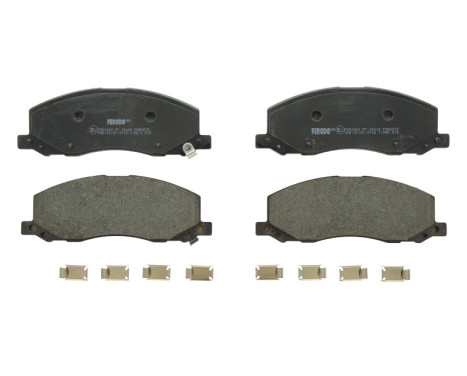 Brake Pad Set, disc brake PREMIER ECO FRICTION FDB4278 Ferodo