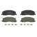Brake Pad Set, disc brake PREMIER ECO FRICTION FDB4278 Ferodo