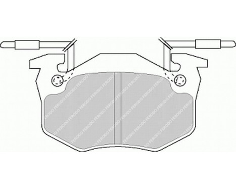 Brake Pad Set, disc brake PREMIER ECO FRICTION FDB428B Ferodo, Image 2