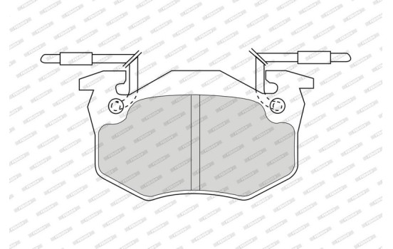 Brake Pad Set, disc brake PREMIER ECO FRICTION FDB428B Ferodo, Image 4