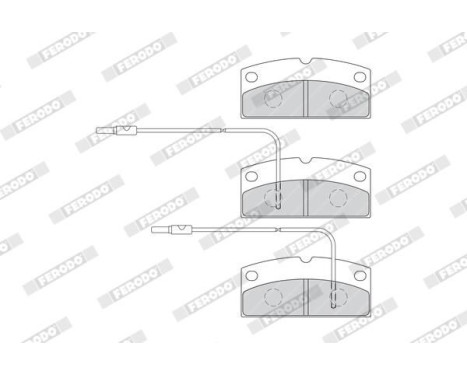 Brake Pad Set, disc brake PREMIER ECO FRICTION FDB4290 Ferodo, Image 3