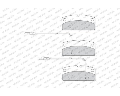 Brake Pad Set, disc brake PREMIER ECO FRICTION FDB4290 Ferodo, Image 3