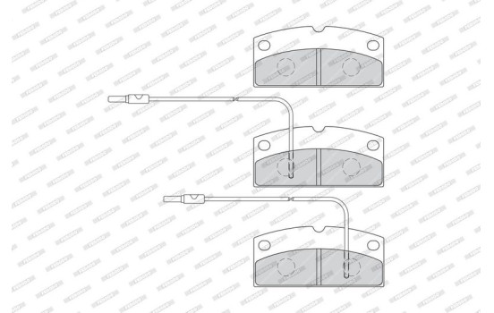 Brake Pad Set, disc brake PREMIER ECO FRICTION FDB4290 Ferodo, Image 3