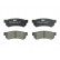 Brake Pad Set, disc brake PREMIER ECO FRICTION FDB4295 Ferodo