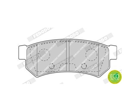 Brake Pad Set, disc brake PREMIER ECO FRICTION FDB4295 Ferodo, Image 3