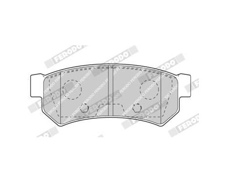 Brake Pad Set, disc brake PREMIER ECO FRICTION FDB4295 Ferodo, Image 3