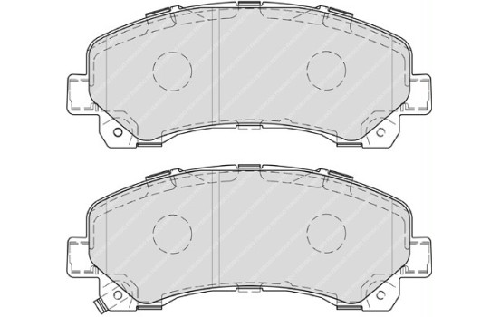 Brake Pad Set, disc brake PREMIER ECO FRICTION FDB4299 Ferodo, Image 2