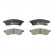 Brake Pad Set, disc brake PREMIER ECO FRICTION FDB4305 Ferodo