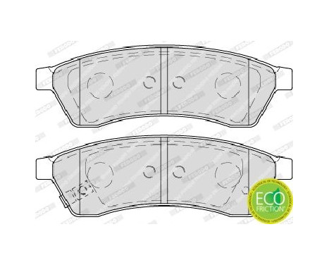 Brake Pad Set, disc brake PREMIER ECO FRICTION FDB4305 Ferodo, Image 5