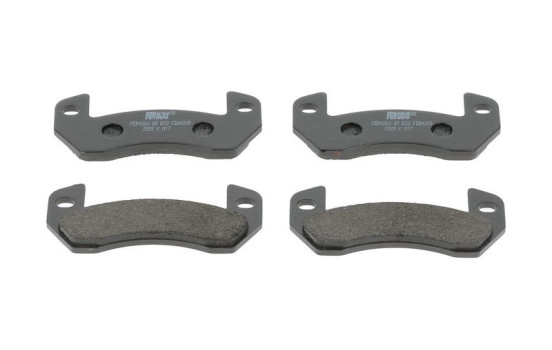 Brake Pad Set, disc brake PREMIER ECO FRICTION FDB4309 Ferodo, Image 2