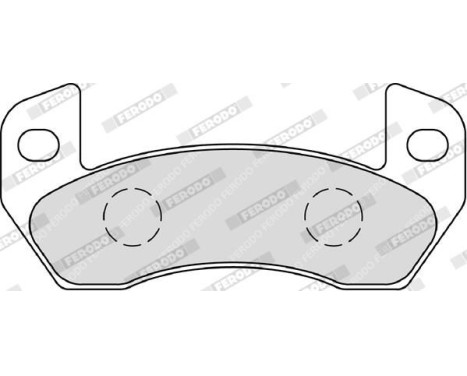 Brake Pad Set, disc brake PREMIER ECO FRICTION FDB4309 Ferodo, Image 4