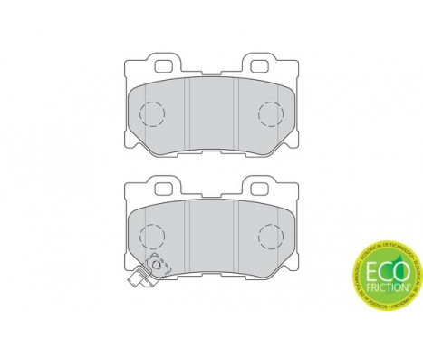 Brake Pad Set, disc brake PREMIER ECO FRICTION FDB4312 Ferodo, Image 3
