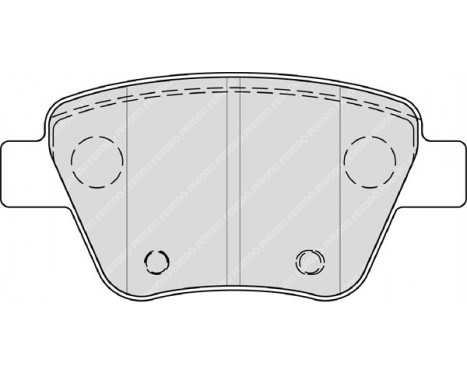Brake Pad Set, disc brake PREMIER ECO FRICTION FDB4316 Ferodo, Image 2