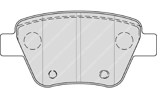 Brake Pad Set, disc brake PREMIER ECO FRICTION FDB4316 Ferodo, Image 2