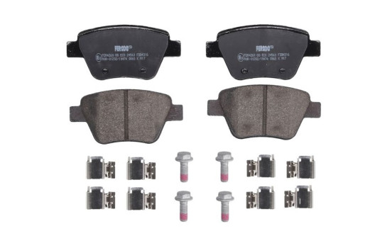 Brake Pad Set, disc brake PREMIER ECO FRICTION FDB4316 Ferodo
