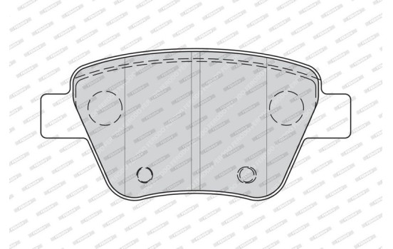 Brake Pad Set, disc brake PREMIER ECO FRICTION FDB4316 Ferodo, Image 4