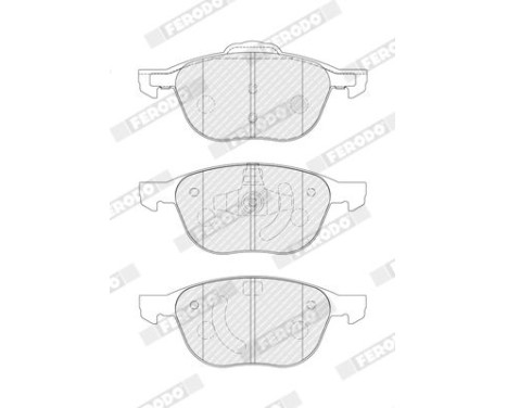 Brake Pad Set, disc brake PREMIER ECO FRICTION FDB4319 Ferodo, Image 2