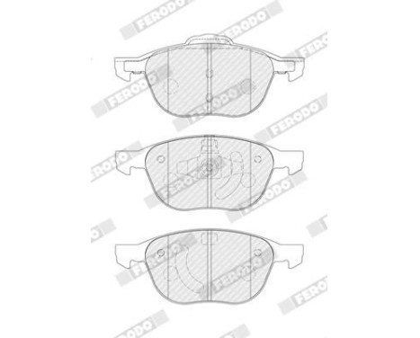 Brake Pad Set, disc brake PREMIER ECO FRICTION FDB4319 Ferodo, Image 4