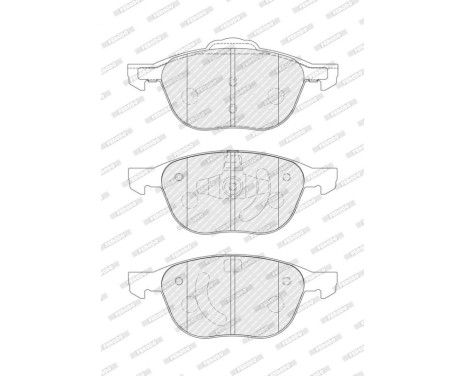 Brake Pad Set, disc brake PREMIER ECO FRICTION FDB4319 Ferodo, Image 4