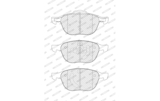 Brake Pad Set, disc brake PREMIER ECO FRICTION FDB4319 Ferodo, Image 4