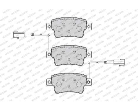 Brake Pad Set, disc brake PREMIER ECO FRICTION FDB4325 Ferodo, Image 4