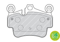Brake Pad Set, disc brake PREMIER ECO FRICTION FDB4330 Ferodo