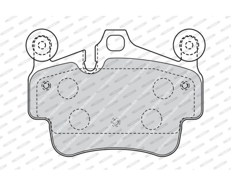 Brake Pad Set, disc brake PREMIER ECO FRICTION FDB4330 Ferodo, Image 2