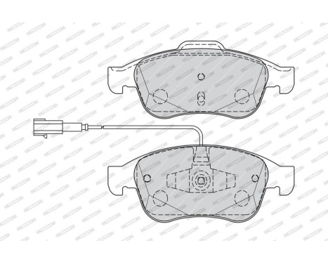 Brake Pad Set, disc brake PREMIER ECO FRICTION FDB4331 Ferodo, Image 3