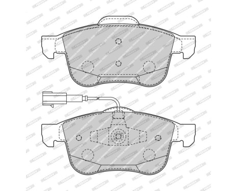 Brake Pad Set, disc brake PREMIER ECO FRICTION FDB4338 Ferodo, Image 3