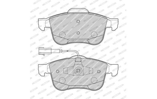 Brake Pad Set, disc brake PREMIER ECO FRICTION FDB4338 Ferodo, Image 3