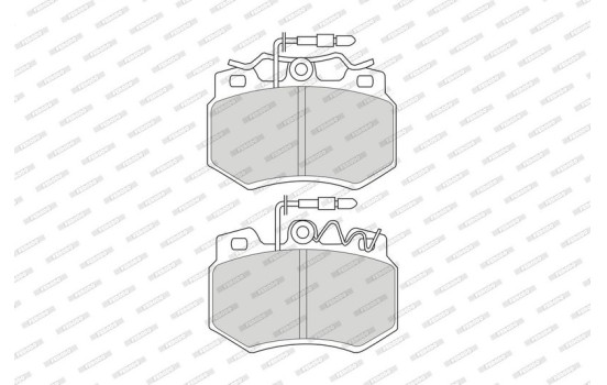 Brake Pad Set, disc brake PREMIER ECO FRICTION FDB434 Ferodo, Image 4