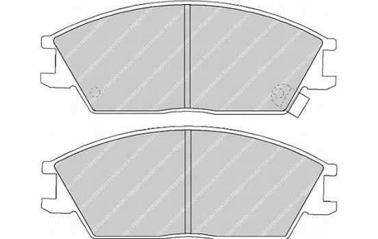 Brake Pad Set, disc brake PREMIER ECO FRICTION FDB435 Ferodo, Image 2