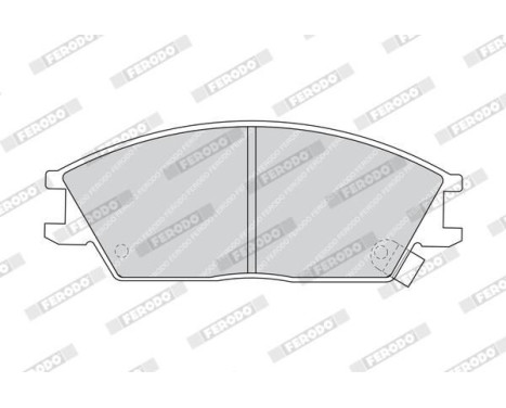 Brake Pad Set, disc brake PREMIER ECO FRICTION FDB435 Ferodo, Image 4