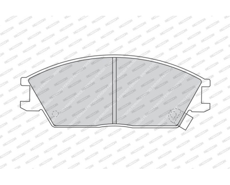 Brake Pad Set, disc brake PREMIER ECO FRICTION FDB435 Ferodo, Image 4