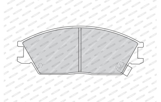 Brake Pad Set, disc brake PREMIER ECO FRICTION FDB435 Ferodo, Image 4