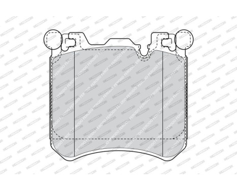Brake Pad Set, disc brake PREMIER ECO FRICTION FDB4351 Ferodo, Image 5