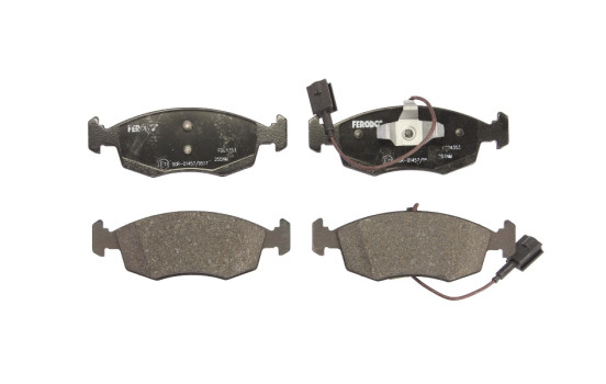 Brake Pad Set, disc brake PREMIER ECO FRICTION FDB4353 Ferodo