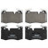 Brake Pad Set, disc brake PREMIER ECO FRICTION FDB4358 Ferodo