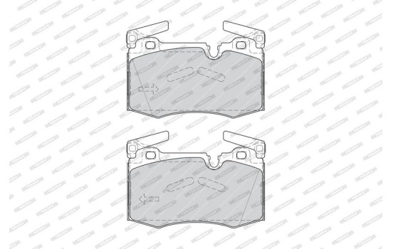 Brake Pad Set, disc brake PREMIER ECO FRICTION FDB4358 Ferodo, Image 3