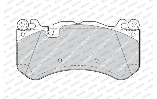 Brake Pad Set, disc brake PREMIER ECO FRICTION FDB4373 Ferodo, Image 5