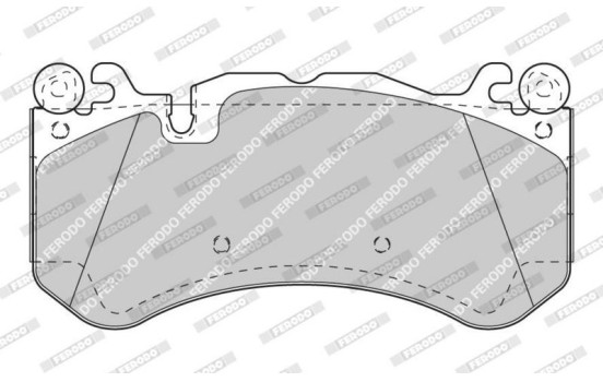 Brake Pad Set, disc brake PREMIER ECO FRICTION FDB4373 Ferodo, Image 6
