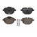 Brake Pad Set, disc brake PREMIER ECO FRICTION FDB4376 Ferodo