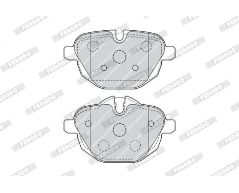 Brake Pad Set, disc brake PREMIER ECO FRICTION FDB4376 Ferodo, Image 3