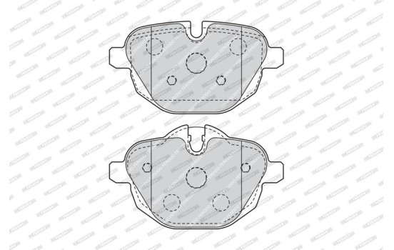 Brake Pad Set, disc brake PREMIER ECO FRICTION FDB4376 Ferodo, Image 3